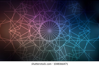 Dark Blue, Red vector doodle bright template. Decorative shining childish illustration with doodles on abstract template. The elegant pattern can be used as a part of a brand book.