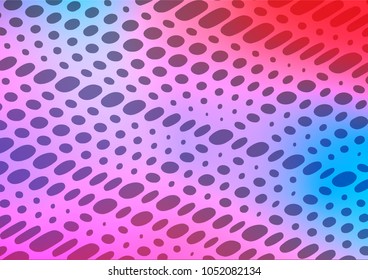 Dark Blue, Red vector doodle blurred template. Colorful abstract illustration with lines in Asian style. A completely new template for your business design.