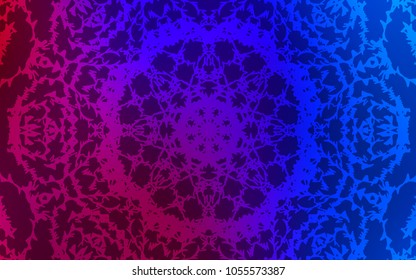 Dark Blue, Red vector doodle bright background. Sketchy doodles drawn by child on blurred background. A new texture for your design.