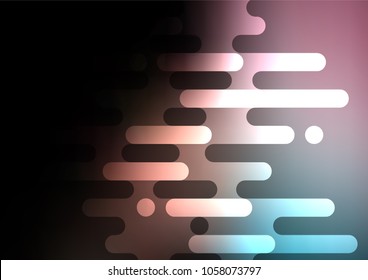 Dark Blue, Red vector doodle blurred template. Creative illustration in blurred style with doodles and Zen tangles. Brand-new design for your business.