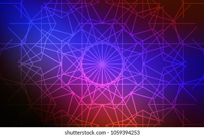 Dark Blue, Red vector doodle blurred texture. Brand-new colored illustration in blurry style with doodles drawn by child. A completely new design for your business.