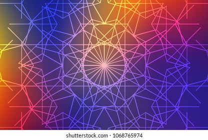 Dark Blue, Red vector doodle blurred pattern. A completely new color illustration in doodle style drawn by child. The template can be used as a background for cell phones.