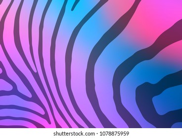 Dark Blue, Red vector doodle blurred template. Blurred decorative design in Indian style with Zen tangles. The pattern can be used for wallpapers and coloring books.