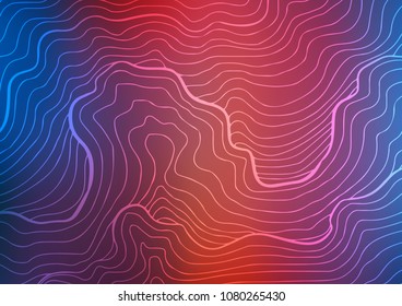 Dark Blue, Red vector doodle blurred texture. Geometric doodle illustration in Origami style with gradient. The pattern can be used for coloring books and pages for kids.