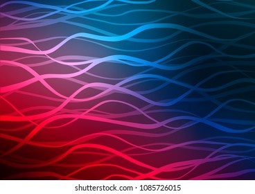 Dark Blue, Red vector doodle blurred pattern. Creative illustration in blurred style with doodles and Zen tangles. The doodle design can be used for your web site.