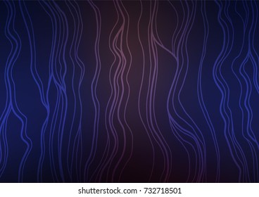 Dark Blue, Red vector doodle blurred pattern. Modern geometrical abstract illustration with doodles. The textured pattern can be used for website.