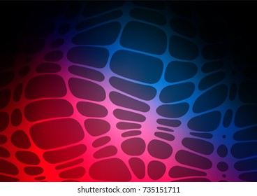 Dark Blue, Red vector doodle blurred pattern. Glitter abstract illustration with doodles and Zen tangles. The doodle design can be used for your web site.