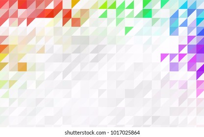 Dark Blue, Red vector geometric simple minimalistic background, which consist of triangles on white background. Triangular pattern with gradient for your business design. 