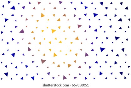 Dark Blue, Red vector geometric simple minimalistic background, which consist of triangles on white background. Triangular pattern with gradient for your business design. 