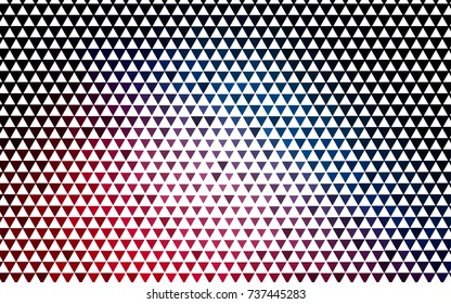Dark Blue, Red vector geometric simple minimalistic background, which consist of triangles on white background. Triangular pattern with gradient for your business design. 
