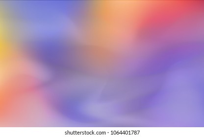 Dark Blue, Red vector glossy abstract backdrop. A vague abstract illustration with gradient. A completely new design for your business.