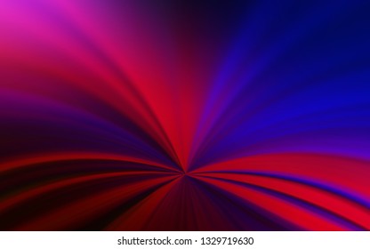Dark Blue, Red vector glossy abstract background. A completely new colored illustration in blur style. New way of your design.
