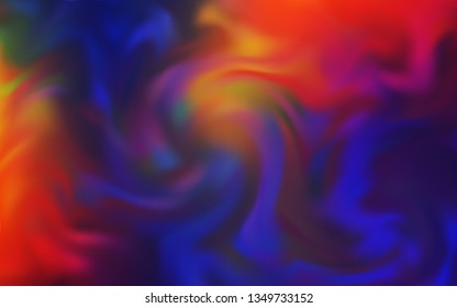 Dark Blue, Red vector glossy abstract layout. Colorful illustration in abstract style with gradient. Background for designs.