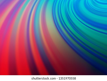 Dark Blue, Red vector glossy abstract background. Glitter abstract illustration with an elegant design. A completely new design for your business.