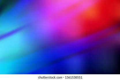 Dark Blue, Red vector glossy abstract layout. Abstract colorful illustration with gradient. Elegant background for a brand book.