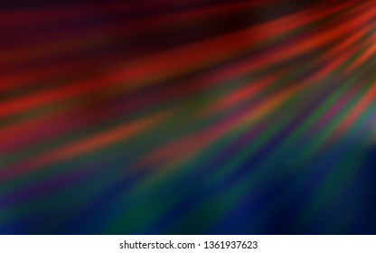 Dark Blue, Red vector glossy abstract backdrop. A completely new colored illustration in blur style. Blurred design for your web site.