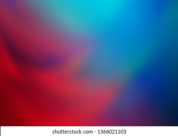 Dark Blue, Red vector glossy abstract background. Colorful illustration in abstract style with gradient. The elegant pattern for brand book.