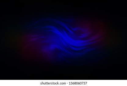 Dark Blue, Red vector glossy abstract backdrop. Creative illustration in halftone style with gradient. The best blurred design for your business.