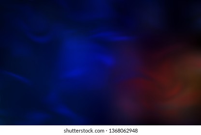 Dark Blue, Red vector glossy abstract background. Colorful abstract illustration with gradient. New design for your business.