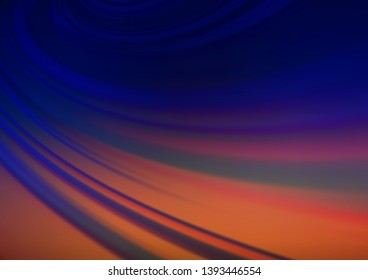 Dark Blue, Red vector glossy abstract template. Creative illustration in halftone style with gradient. Brand new design for your business.