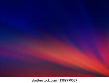 Dark Blue, Red vector glossy abstract background. Colorful illustration in abstract style with gradient. The template can be used for your brand book.