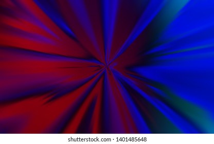 Dark Blue, Red vector glossy abstract layout. Abstract colorful illustration with gradient. Smart design for your work.