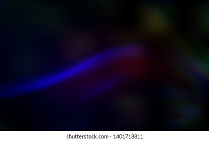 Dark Blue, Red vector glossy abstract background. A completely new colored illustration in blur style. New design for your business.