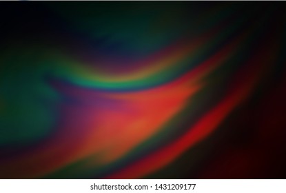 Dark Blue, Red vector glossy abstract layout. Glitter abstract illustration with gradient design. Completely new design for your business.