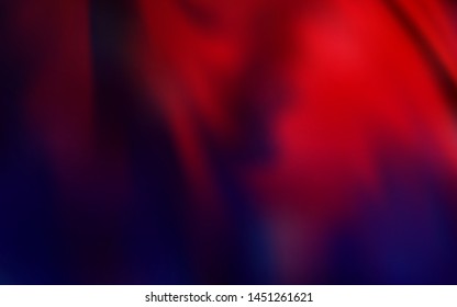 Dark Blue, Red vector glossy abstract backdrop. Abstract colorful illustration with gradient. New style for your business design.