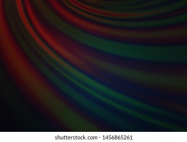 Dark Blue, Red vector glossy abstract template. Creative illustration in halftone style with gradient. The blurred design can be used for your web site.