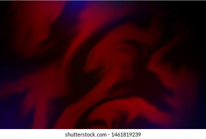 Dark Blue, Red vector glossy abstract background. Creative illustration in halftone style with gradient. New style for your business design.