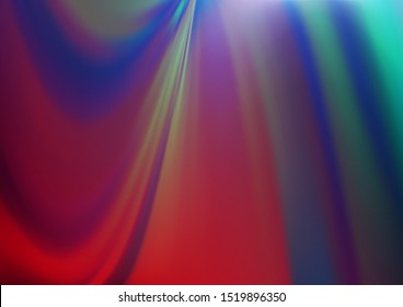 Dark Blue, Red vector glossy abstract background. Colorful illustration in abstract style with gradient. The template can be used for your brand book.