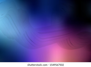 Dark Blue, Red vector glossy abstract background. New colored illustration in blur style with gradient. Smart design for your work.