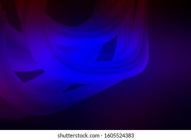 Dark Blue, Red vector glossy abstract background. Shining colorful illustration in smart style. Background for designs.