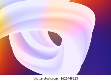 Dark Blue, Red vector glossy abstract backdrop. Modern abstract illustration with gradient. New design for your business.
