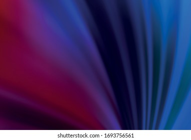 Dark Blue, Red vector glossy abstract backdrop. Abstract colorful illustration with gradient. Background for designs.