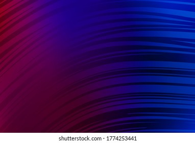 Dark Blue, Red vector glossy abstract background. Colorful illustration in abstract style with gradient. Elegant background for a brand book.