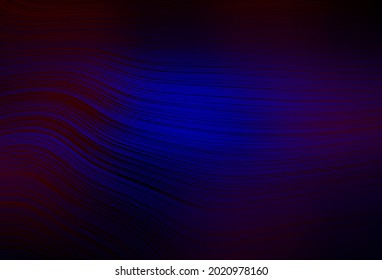 Dark Blue, Red vector glossy abstract backdrop. Creative illustration in halftone style with gradient. The best blurred design for your business.