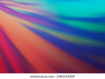Dark Blue, Red vector glossy abstract template. Colorful illustration in abstract style with gradient. The template can be used for your brand book.