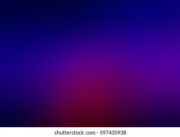 Dark Blue, Red vector glow blurred background. Art design pattern. Glitter abstract illustration with elegant bright gradient design.
