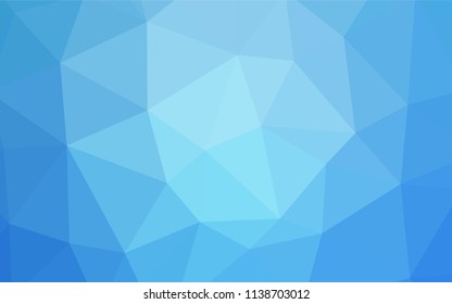 Dark Blue, Red vector gradient triangles texture. Glitter abstract illustration with an elegant triangles. A new texture for your web site.