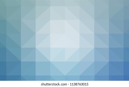 Dark Blue, Red vector gradient triangles texture. Elegant bright polygonal illustration with gradient. Brand new style for your business design.