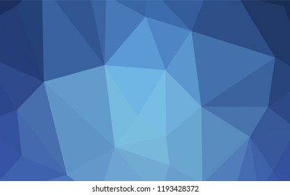 Dark Blue, Red vector gradient triangles template. Colorful illustration in abstract style with triangles. A completely new design for your leaflet.