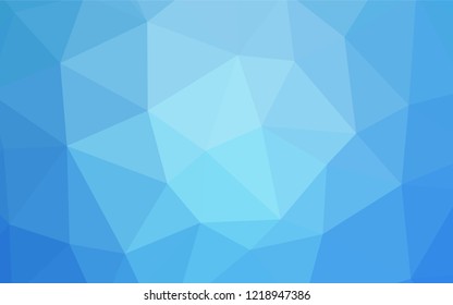Dark Blue, Red vector gradient triangles pattern. Colorful abstract illustration with triangles. Brand new style for your business design.