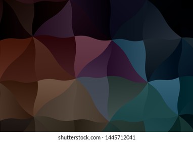 Dark Blue, Red vector gradient triangles pattern. Colorful illustration in abstract style with triangles. Pattern for a brand book's backdrop.