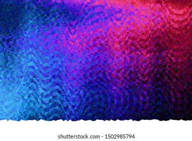 Dark Blue, Red vector gradient triangles pattern. Elegant bright polygonal illustration with gradient. Triangular pattern for your design.