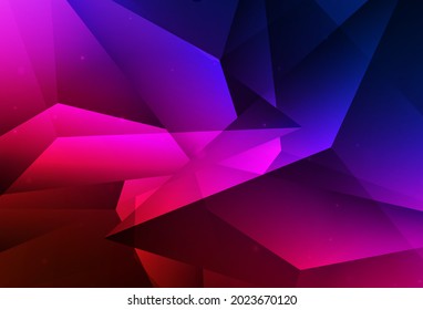 Dark Blue, Red vector Illustration with set of shining colorful abstract circles. Abstract illustration with colored bubbles in nature style. Modern design for a business card.