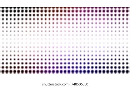 Dark Blue, Red vector illustration which consist of circles. Dotted gradient design for your business. Creative geometric background in halftone style with colored spots.