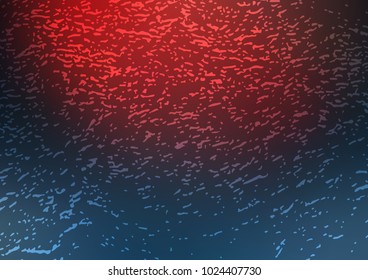 Dark Blue, Red vector indian curved template. Brand-new colored illustration in blurry style with doodles. The pattern can be used for wallpapers and coloring books.