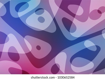 Dark Blue, Red vector indian curved texture. Blurred decorative design in Indian style with Zen tangles. Hand painted design for web, wrapping, wallpaper.
